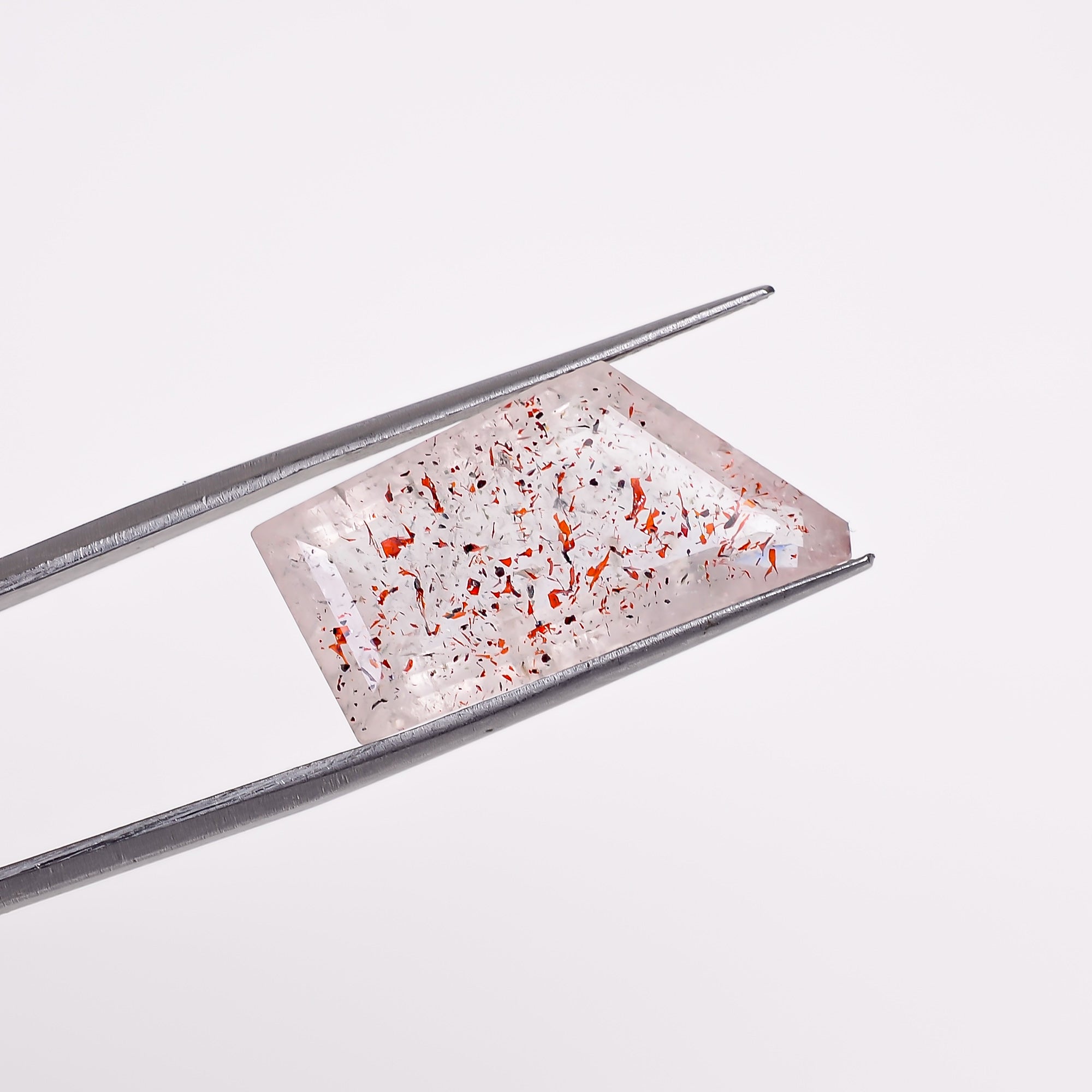 elestial quartz fancy shape cut stone loose gemstone